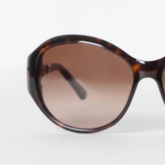 NWT-Judith Leiber Polished Topaz Tortoise Sunglasses with Topaz Crystals